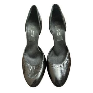 LANVIN  Vintage Leather Heels Size 371/2